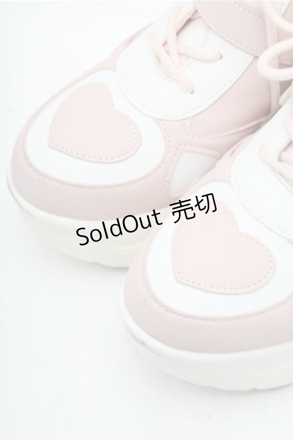 画像4: LOLITA / 厚底スニーカー M ピンクｘオフ S-26-02-17-007-LO-SH-HR-ZS (4)