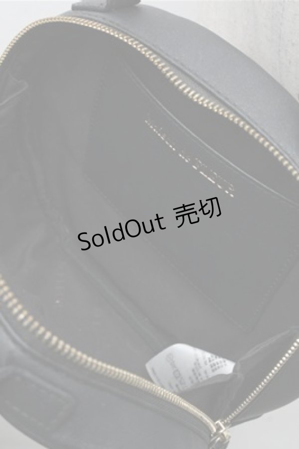 画像4: Maison de FLEUR / モノグラムハットケース型バッグ  黒 S-26-02-17-010-LO-BG-HR-ZS (4)