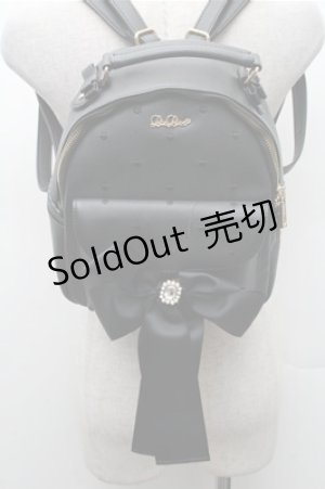 画像: LIZ LISA / ロングリボンリュック  黒 S-26-02-17-011-LO-BG-HR-ZS