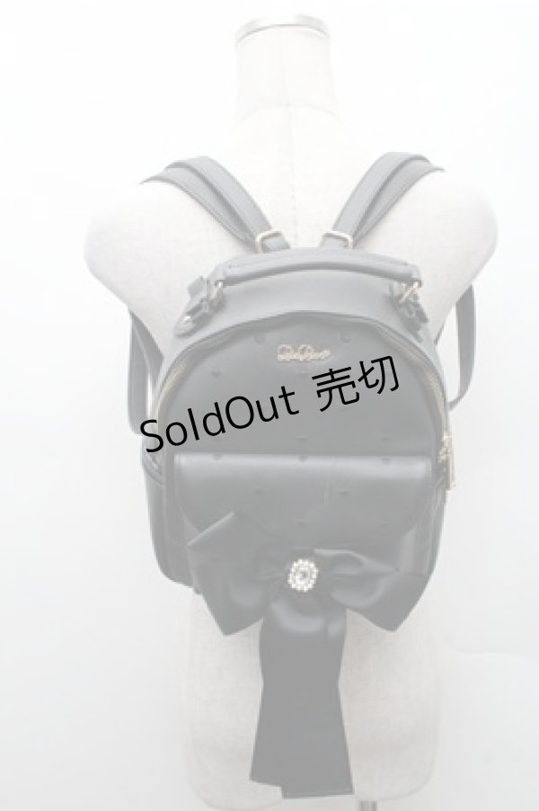 画像2: LIZ LISA / ロングリボンリュック  黒 S-26-02-17-011-LO-BG-HR-ZS (2)