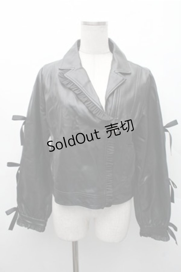 画像1: Rojita / PUレザージャケット  黒 S-26-02-17-024-LO-TO-AS-ZS (1)