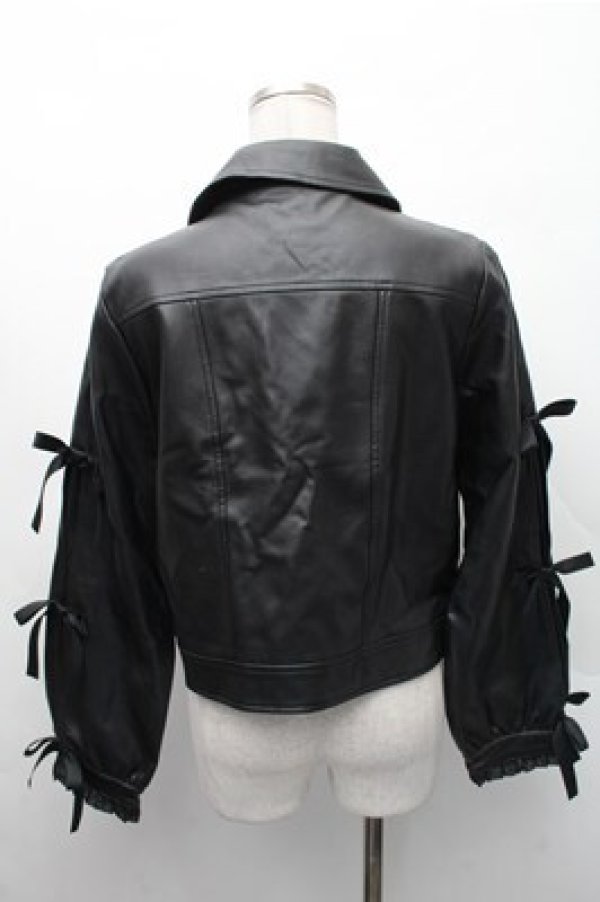 画像2: Rojita / PUレザージャケット  黒 S-26-02-17-024-LO-TO-AS-ZS (2)