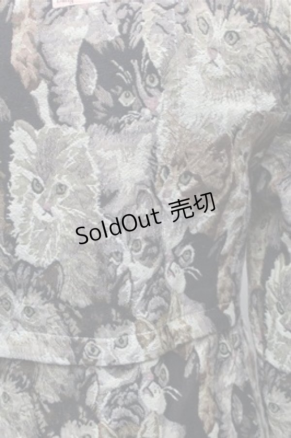 画像3: Dangerous nude / ネコゴブランコートワンピース   S-26-02-17-026-PU-CO-AS-ZS (3)