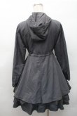 画像2: axes femme / レースギャザーフリルコート  グレー S-26-02-17-030-AX-CO-AS-ZS (2)