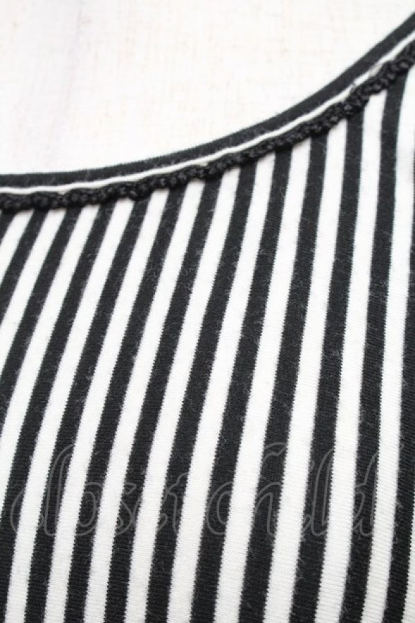 画像3: axes femme / ストライプチュニアンサンブル  黒ｘ白 S-26-02-18-031-AX-OP-HR-ZS (3)