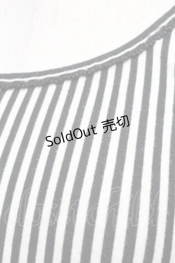 画像3: axes femme / ストライプチュニアンサンブル  黒ｘ白 S-26-02-18-031-AX-OP-HR-ZS (3)