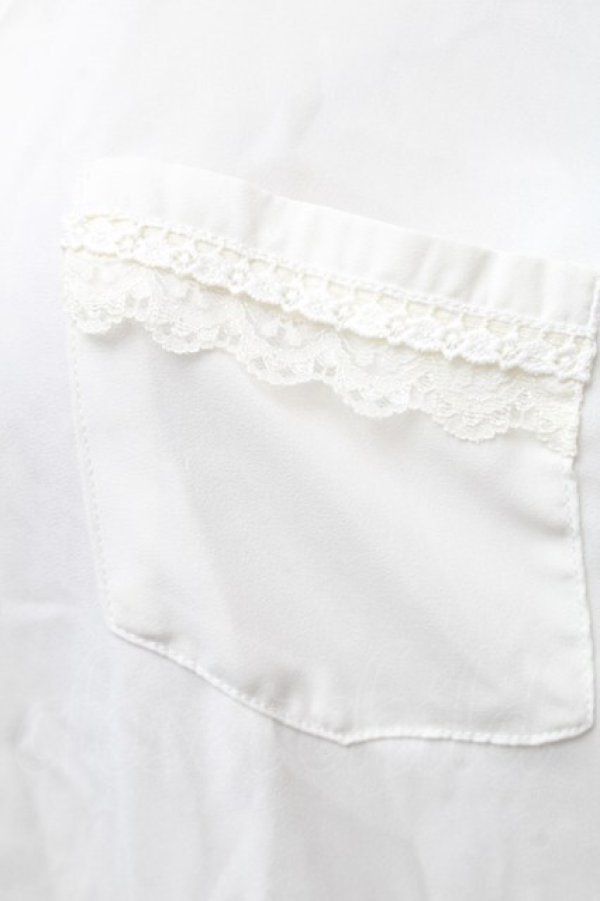 画像4: axes femme / バックレースアップシフォンブラウス  白 S-26-02-18-037-AX-BL-HR-ZS (4)