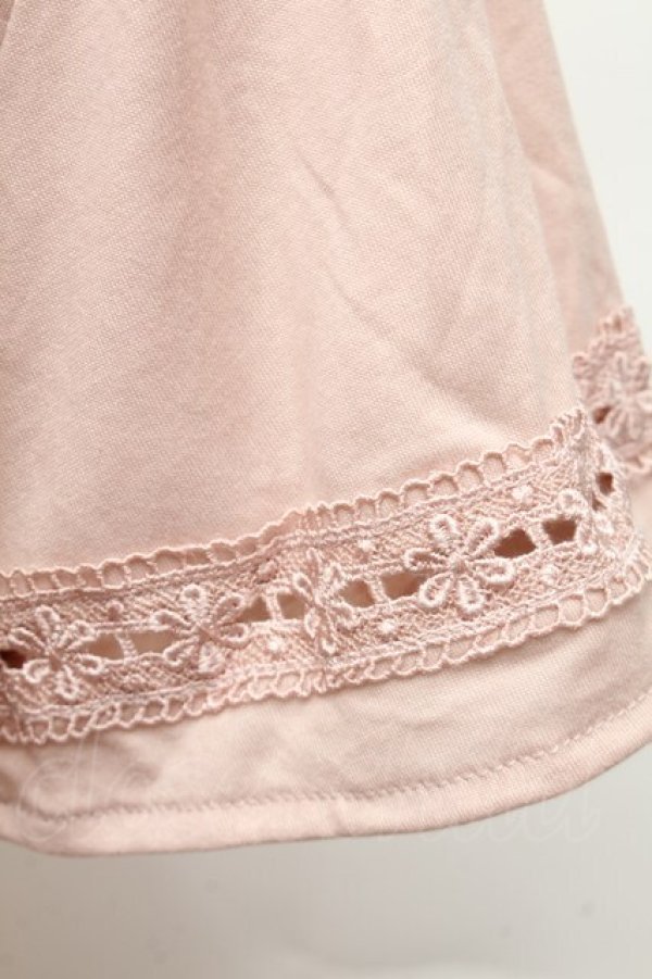 画像3: axes femme / ハシゴレース使いインナープルオーバー  ピンク S-26-02-18-039-AX-TO-HR-ZS (3)