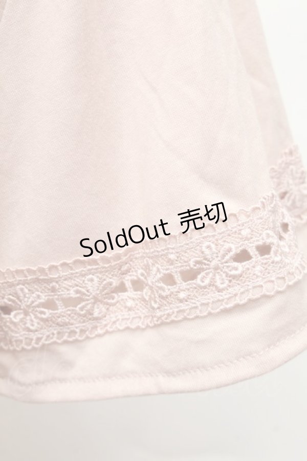 画像3: axes femme / ハシゴレース使いインナープルオーバー  ピンク S-26-02-18-039-AX-TO-HR-ZS (3)