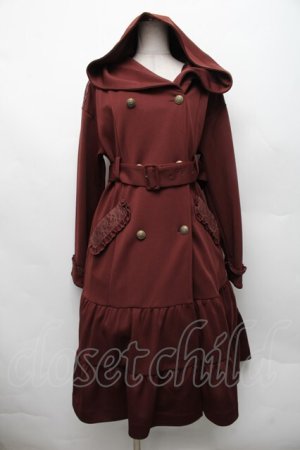 画像: axes femme / ティアードコーディガン  ブラウン S-26-02-18-048-AX-JA-HR-ZS