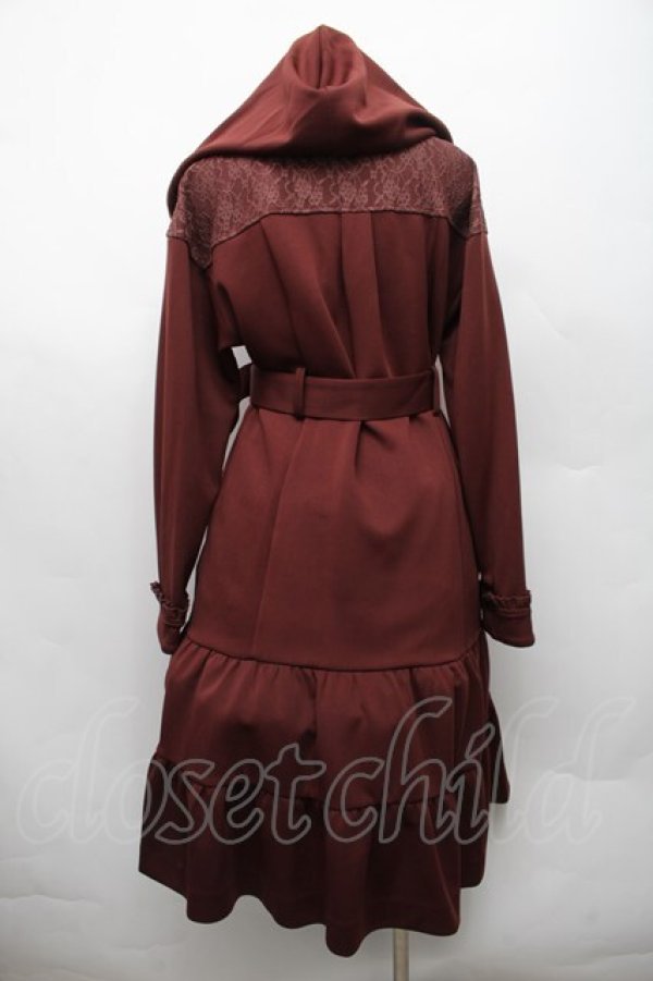 画像2: axes femme / ティアードコーディガン  ブラウン S-26-02-18-048-AX-JA-HR-ZS (2)