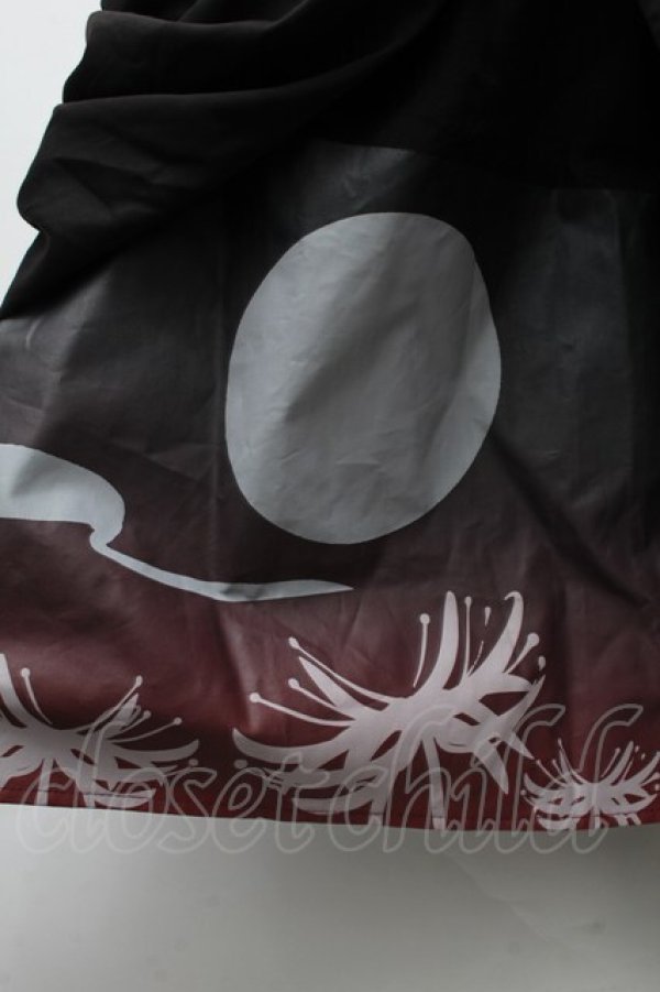 画像3: IRO+IRO / 彼岸花咲くスカート  黒 S-26-02-18-052-LO-SK-AS-ZS (3)