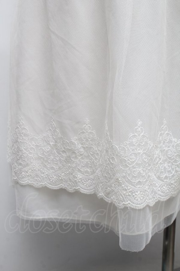 画像3: axes femme / 選べる着丈レースペチスカート L 生成り S-26-02-18-060-AX-SK-TE-ZS (3)