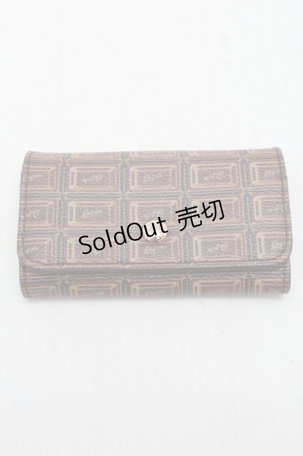画像1: Q-pot. / Chocolate Key Case  ブラウン S-26-02-18-010-QP-ZA-AS-ZS (1)