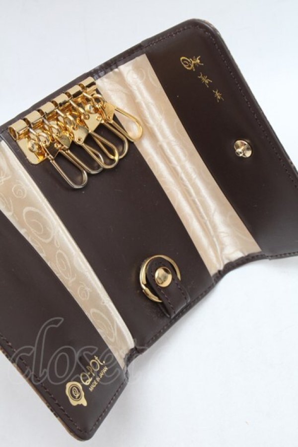 画像3: Q-pot. / Chocolate Key Case  ブラウン S-26-02-18-010-QP-ZA-AS-ZS (3)