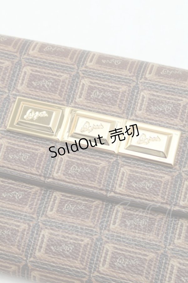 画像3: Q-pot. / ビターチョコレートフラップウォレット  ブラウン S-26-02-18-013-QP-ZA-AS-ZS (3)