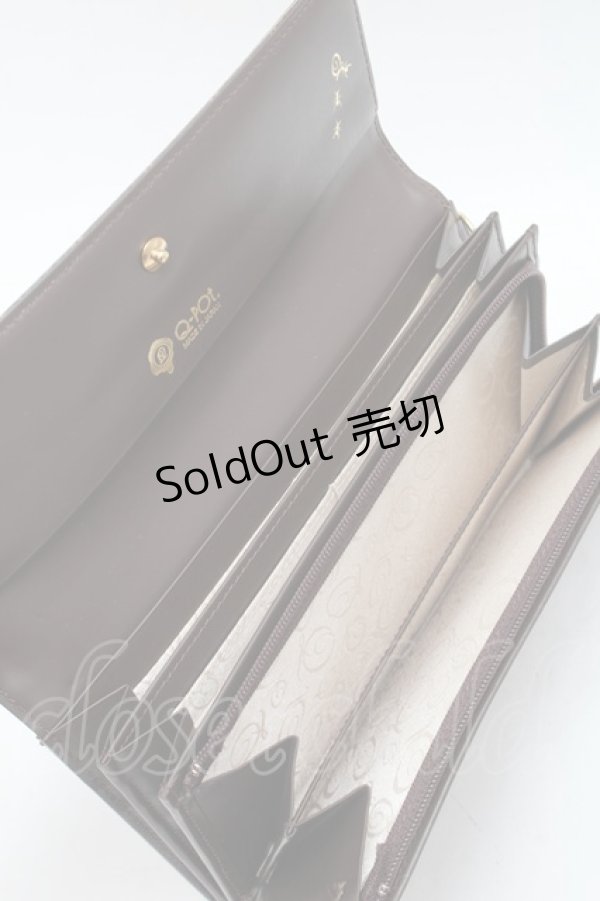 画像4: Q-pot. / ビターチョコレートフラップウォレット  ブラウン S-26-02-18-013-QP-ZA-AS-ZS (4)