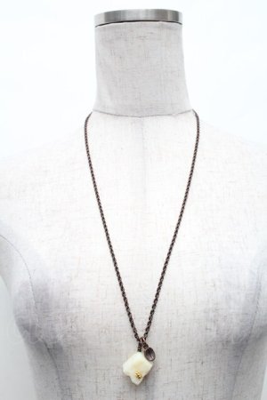 画像: Q-pot. / シュガーキューブネックレス  ブラウン S-26-02-18-016-QP-AC-AS-ZS