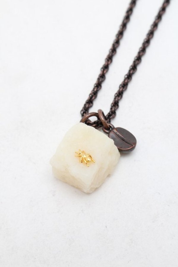 画像2: Q-pot. / シュガーキューブネックレス  ブラウン S-26-02-18-016-QP-AC-AS-ZS (2)