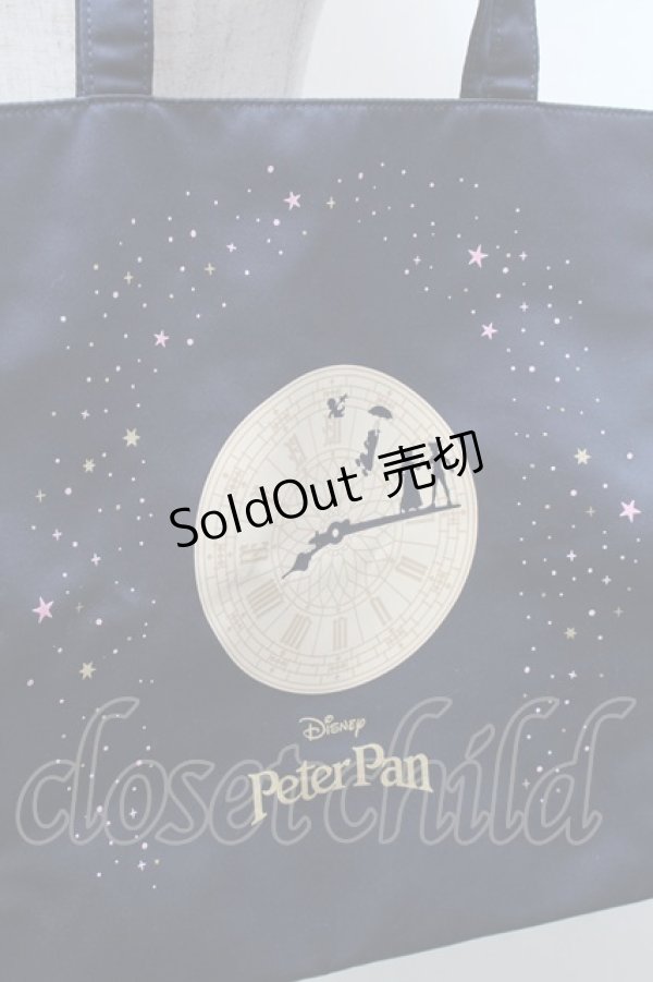 画像2: Maison de FLEUR / Peter Pan/スクエアトートバッグ  紺 S-26-02-18-019-LO-BG-AS-ZS (2)