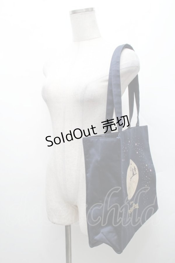 画像3: Maison de FLEUR / Peter Pan/スクエアトートバッグ  紺 S-26-02-18-019-LO-BG-AS-ZS (3)