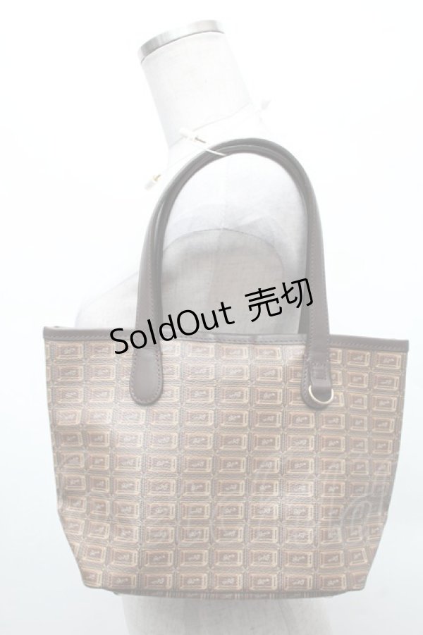 画像1: Q-pot. / ビターチョコレートミニトートバッグ  ブラウン S-26-02-18-020-QP-BG-AS-ZS (1)