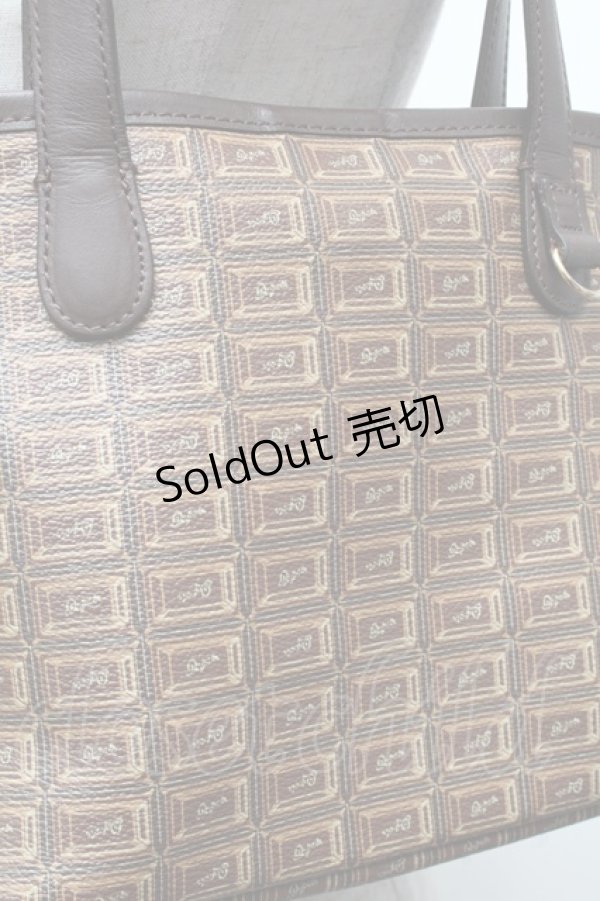 画像2: Q-pot. / ビターチョコレートミニトートバッグ  ブラウン S-26-02-18-020-QP-BG-AS-ZS (2)