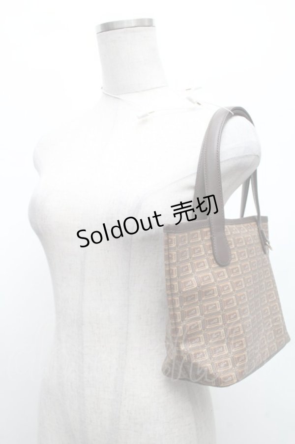 画像3: Q-pot. / ビターチョコレートミニトートバッグ  ブラウン S-26-02-18-020-QP-BG-AS-ZS (3)