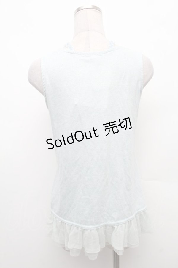 画像2: axes femme / ラメクロスタンクトップ  サックス S-26-02-18-024-AX-TO-HR-ZS (2)