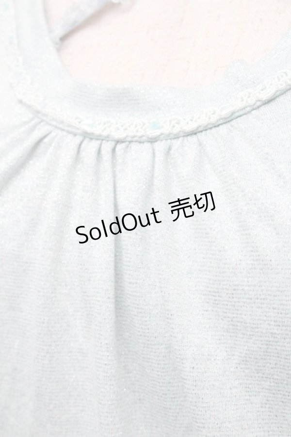 画像3: axes femme / ラメクロスタンクトップ  サックス S-26-02-18-024-AX-TO-HR-ZS (3)