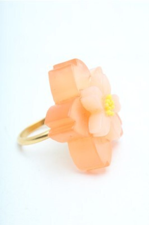 画像2: Q-pot. / サクラヨウカンリング  ピンク S-26-02-19-036-QP-AC-AS-ZS (2)