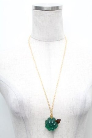 画像: Q-pot. / コグスワース/ゼリーネックレス  グリーン S-26-02-19-039-QP-AC-AS-ZS