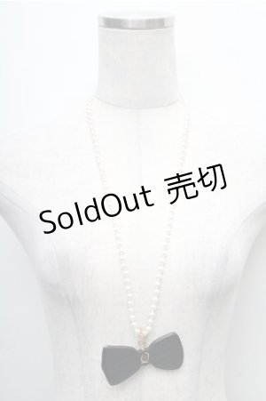 画像: Q-pot. / エレガンスボウタイネックレス   S-26-02-19-040-QP-AC-HR-ZS