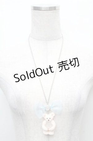 画像: Q-pot. / ポーラーベアーホワイトチョコレートクッキーネックレス  白 S-26-02-19-041-QP-AC-HR-ZS