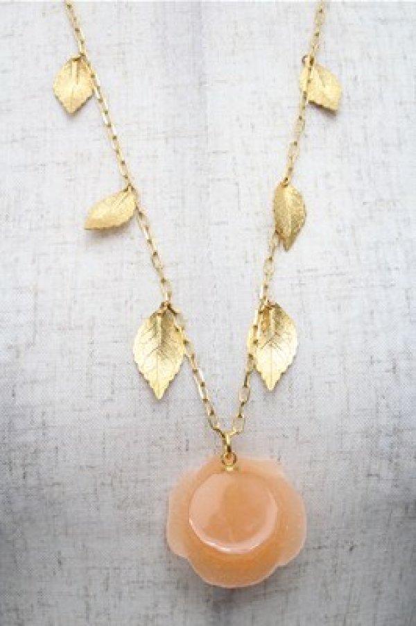 画像3: Q-pot. / オレンジローズ パート ドゥ フリュイ ネックレス  オレンジ S-26-02-19-042-QP-AC-HR-ZS (3)