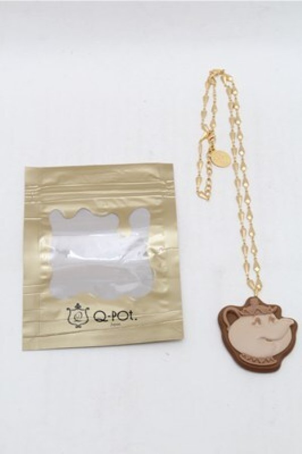 画像4: Q-pot. / ミセスポットシュガークッキーネックレス  ブラウン S-26-02-19-043-QP-AC-HR-ZS (4)