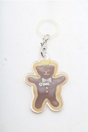 画像: Q-pot. / ベア ーシュガークッキーキーホルダー  ブラウン S-26-02-19-014-QP-AC-HR-ZS