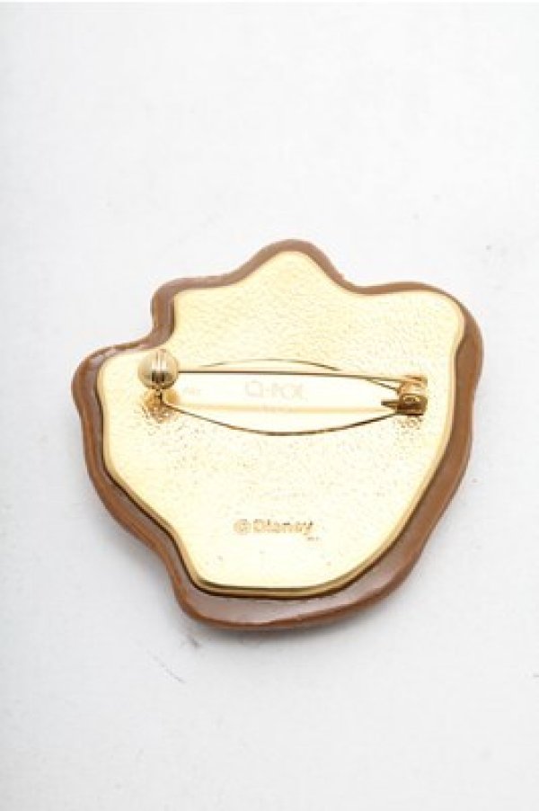 画像2: Q-pot. / ミセスポット/シュガークッキーブローチ  ブラウン S-26-02-19-017-QP-AC-HR-ZS (2)