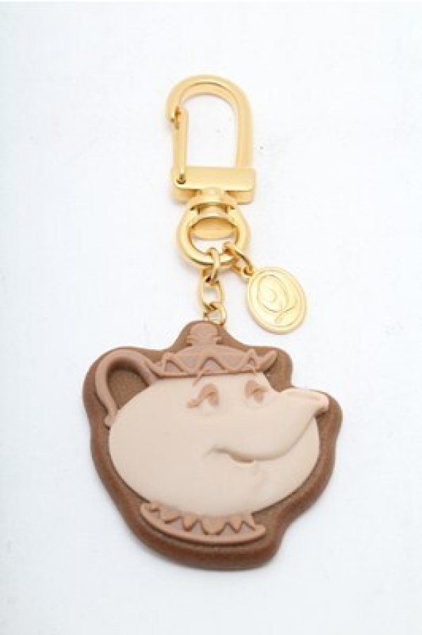 画像1: Q-pot. / ミセスポット/シュガークッキーキーホルダー  ブラウン S-26-02-19-018-QP-AC-AS-ZS (1)