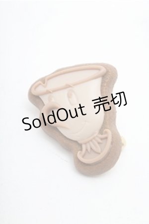 画像: Q-pot. / チップシュガークッキーブローチ  ブラウン S-26-02-19-019-QP-AC-HR-ZS