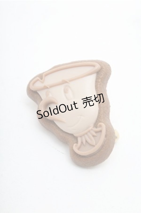 画像1: Q-pot. / チップシュガークッキーブローチ  ブラウン S-26-02-19-019-QP-AC-HR-ZS (1)