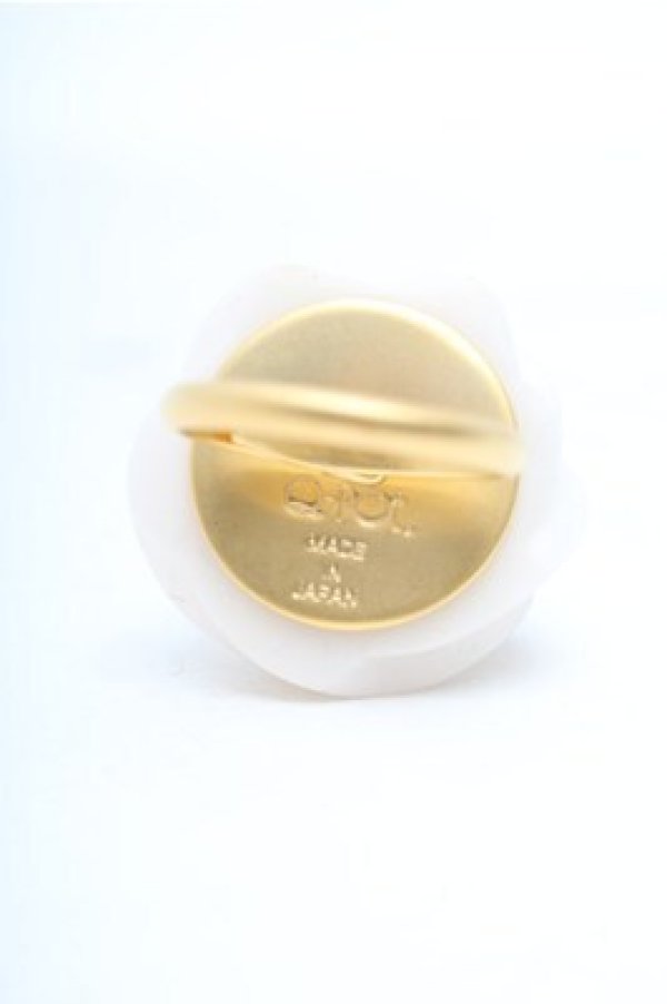 画像3: Q-pot. / クラシックローズ ホイップクリーム リング  白ｘ黒 S-26-02-19-021-QP-AC-AS-ZS (3)