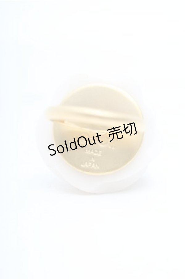 画像3: Q-pot. / クラシックローズ ホイップクリーム リング  白ｘ黒 S-26-02-19-021-QP-AC-AS-ZS (3)