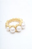 画像1: Q-pot. / Petit Sugary Argent Ring  ゴールド S-26-02-19-023-QP-AC-AS-ZS (1)