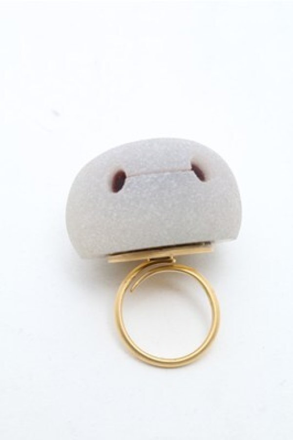 画像1: Q-pot. / ベイマックス/大福リング  白 S-26-02-19-026-QP-AC-HR-ZS (1)