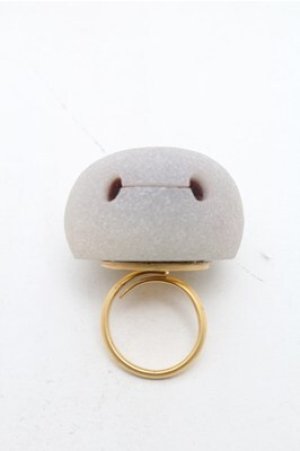 画像: Q-pot. / ベイマックス/大福リング  白 S-26-02-19-029-QP-AC-AS-ZS