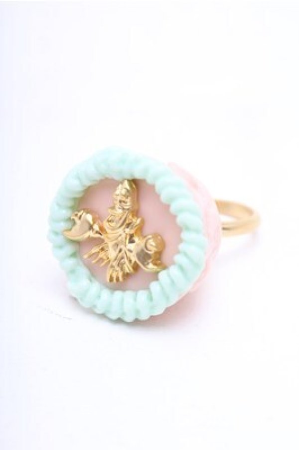 画像1: Q-pot. / セバスチャンケーキリング  ピンクｘミント S-26-02-19-032-QP-AC-HR-ZS (1)