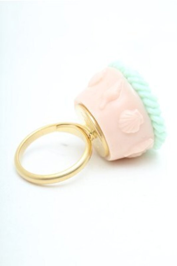 画像2: Q-pot. / セバスチャンケーキリング  ピンクｘミント S-26-02-19-032-QP-AC-HR-ZS (2)