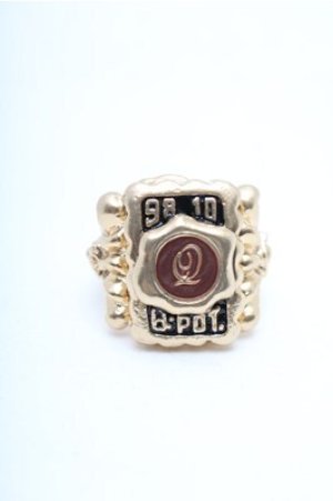 画像: Q-pot. / チョコレートカレッジリング  ゴールド S-26-02-19-033-QP-AC-AS-ZS