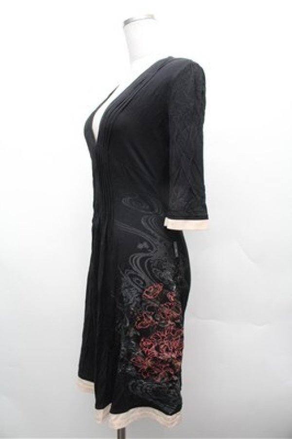 画像2: Ozz Croce / 刺繍スピンドルチュニック  黒 S-26-02-20-034-OO-TO-AS-ZS (2)